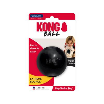 KONG Ball Extreme Bounce, Durable, bouncy, fetching fun